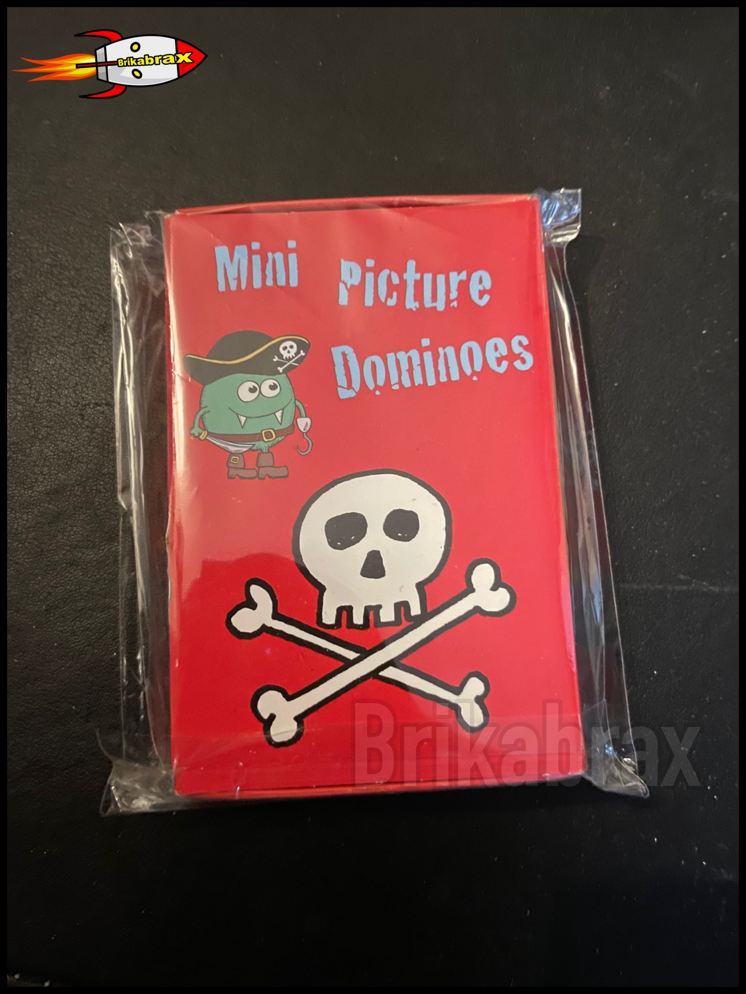 MINI PICTURE PIRATE DOMINOES - CARD GAME