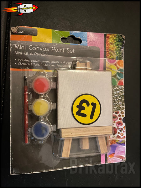 Mini Canvas Paint Set - New