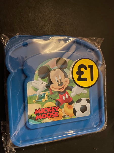 Kids Mickey Mouse Sandwich Box - New Sealed