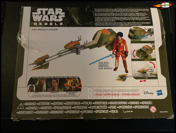 Hasbro Star Wars Rebels: Ezra Bridger's Speeder With Action Figure