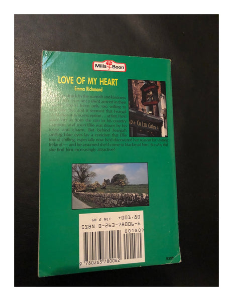 Love of My Heart by Emma Richmond (Paperback 1993) A Mills & Boon Book