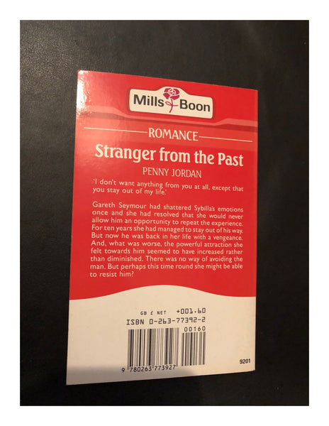 Miils & Boon: Stranger from the Past by Penny Jordan (Paperback 1992)