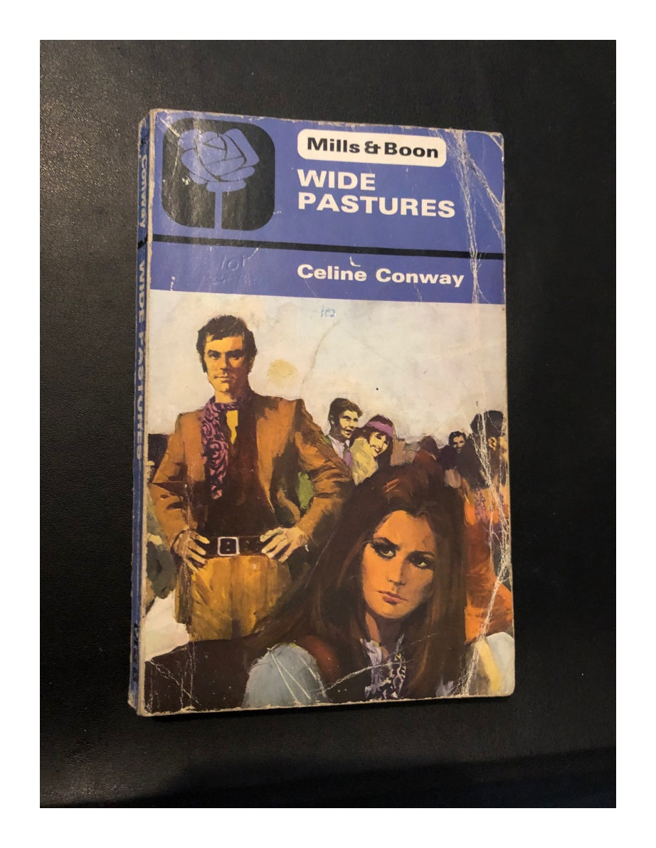 Wide Pastures by Celine Conway (Paperback 1971) A Mills & Boon Book