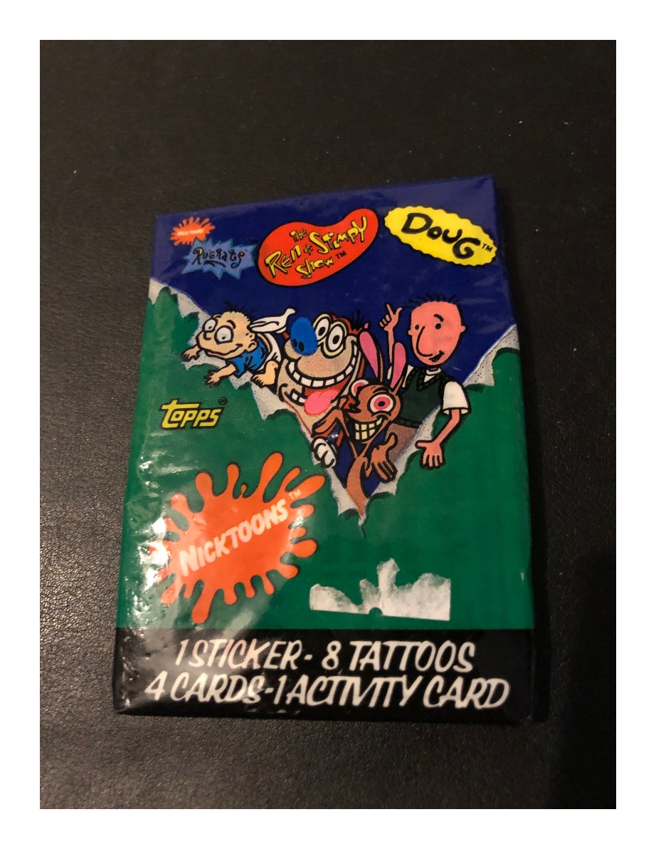 Topps Nickelodeon Nicktoons Trading Cards Packet - New Sealed - 1993