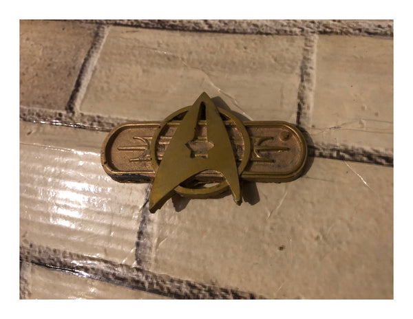 Star Trek 2-6 Movie Resin Uniform Badge (Painted Gold) Fan Made