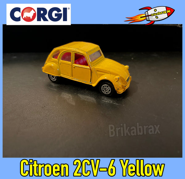 Corgi Toy Car: Citroen 2CV-6 Yellow