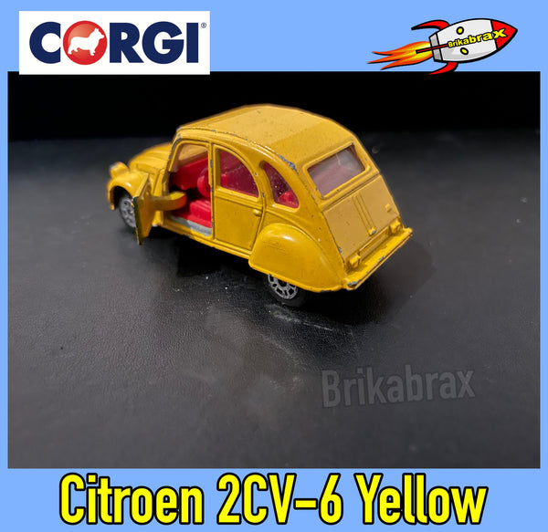 Corgi Toy Car: Citroen 2CV-6 Yellow