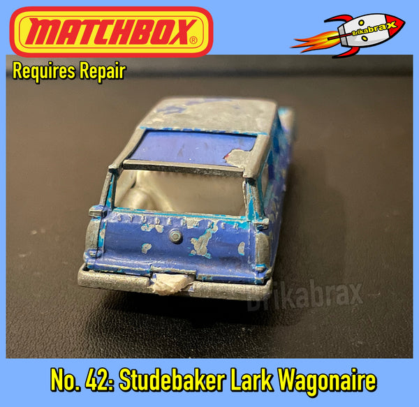 Lesney Matchbox Series No. 42: Studebaker Lark Wagonaire Toy Car