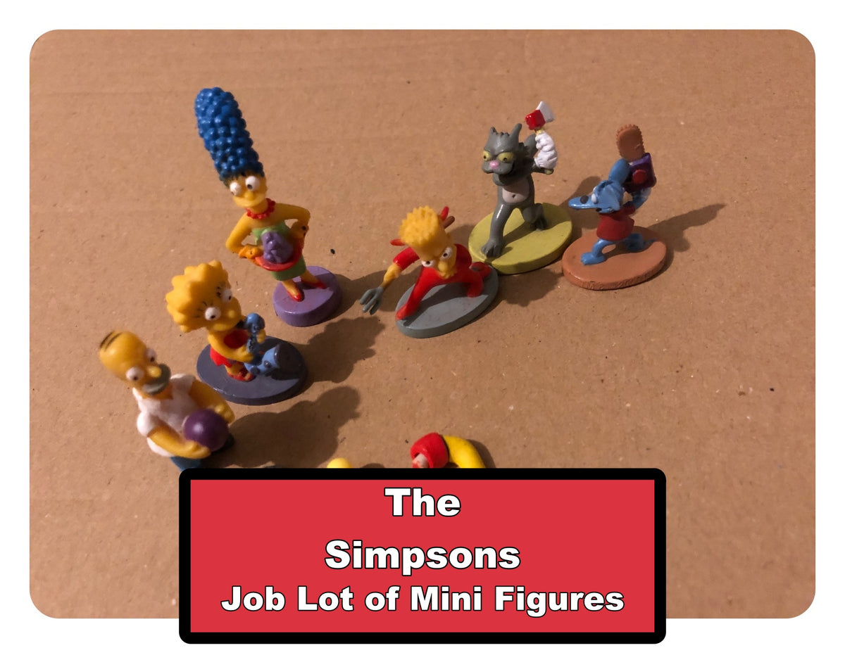 The Simpsons Job Lot of 6 x Mini Figures & Spare Parts – Brikabrax.com