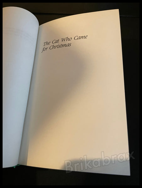 The Cat Who Came for Christmas by Cleveland Amory (Hardback 1988)