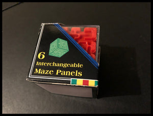The Incredible Maze Cube 6 Interchangeable Maze Panels - Vintage Toy