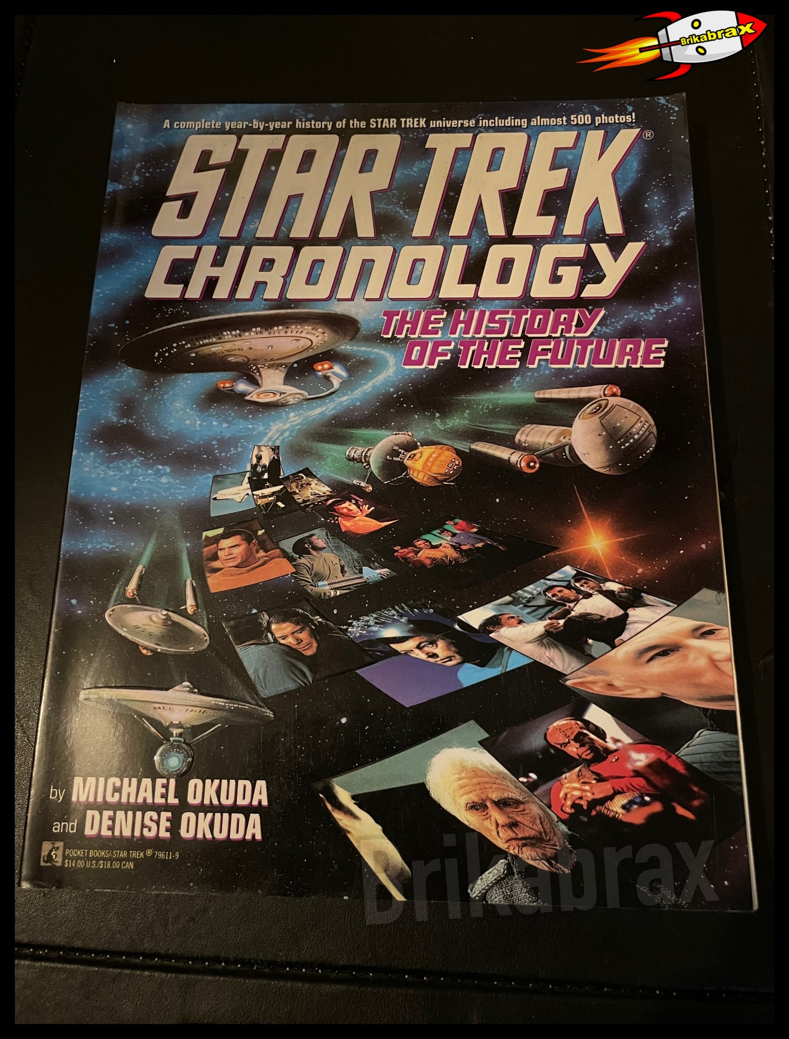 Star Trek Chronology: The History of the Future,Michael Okuda, Denise Okuda (Paperback Book 1993)