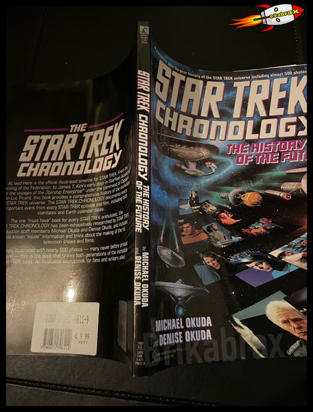 Star Trek Chronology: The History of the Future,Michael Okuda, Denise Okuda (Paperback Book 1993)