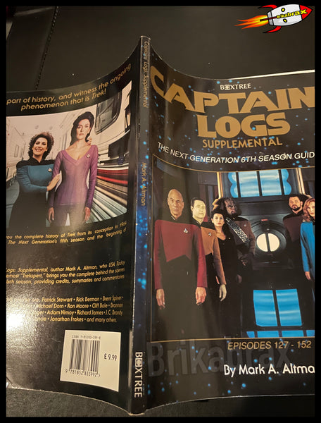 Captains Logs Supplemental THE TNG 6th Season Guidebook 1994 (Star Trek)