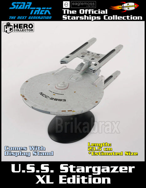 Eaglemoss Star Trek USS Stargazer NCC 2893 XL Edition Model