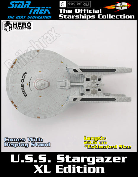 Eaglemoss Star Trek USS Stargazer NCC 2893 XL Edition Model