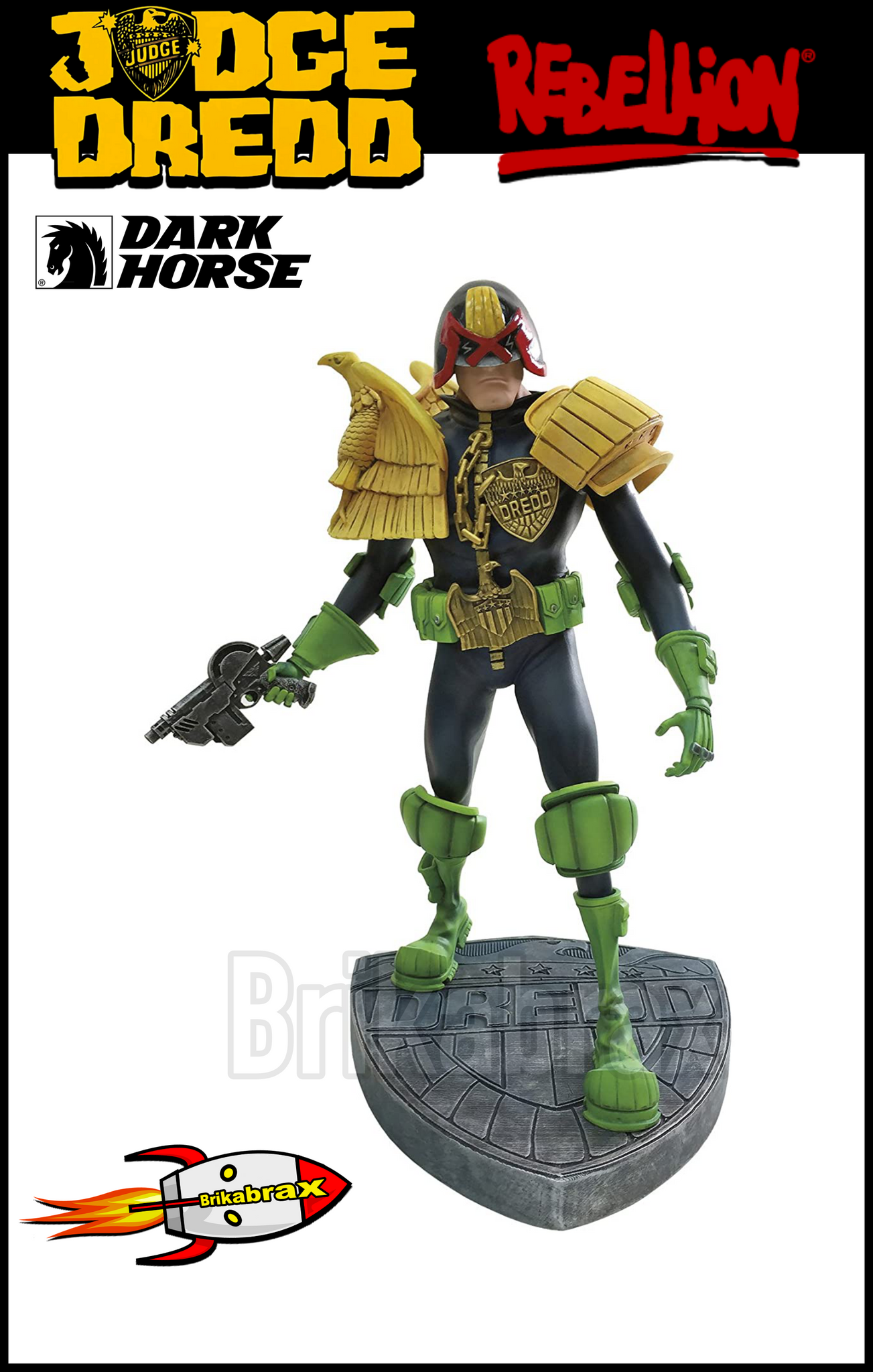 2000AD Judge Dredd Dark Horse Deluxe 12" Figurine