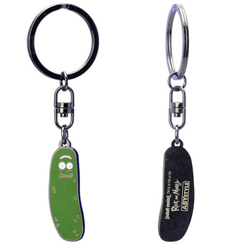 Rick and Morty Pickle Rick Keyring