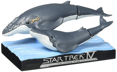 Star Trek IV The Voyage Home Bobble-Head Whales & Spock. Convention Exclusive 6 cm