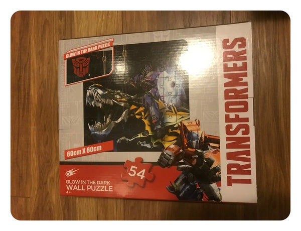 Transformers Glow In The Dark 54 Piece Wall Puzzle Jigsaw 60 x 60cm New Boxed