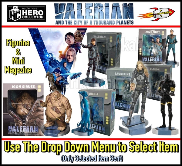 Eaglemoss Valerian And The City of a Thousand Planets Figurines (Select Item)