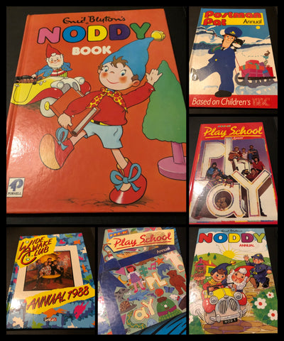 Children's Vintage UK Release Books & Annuals: Noddy, Postman Pat, Play School +More