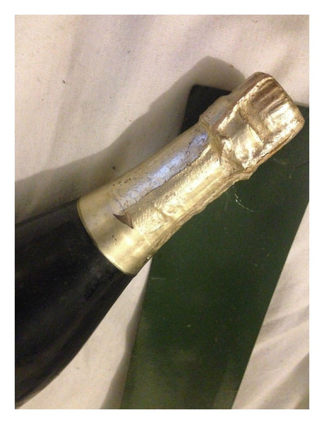 Champagne Bottle Shaped Blank Candle - Candle is Unused