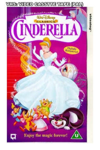 Cinderella (Disney) [VHS] [1950] - PAL VHS Video Tape - USED