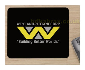 Unofficial Aliens Weyland Yutani Mouse Mat - Soft Mouse Mat With Logo On It New