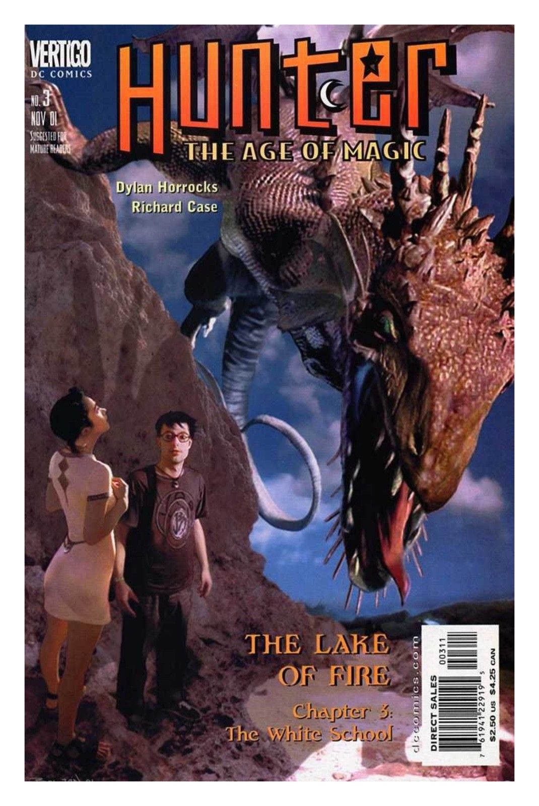Vertigo DC:  Hunter The Age of Magic No. 3 The Lake of Fire Chapter 3 The White School Nov 01 - Used