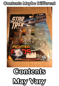 Star Trek Fighter Pods 4-Pack by Hasbro (Contents May Vary From Image) New