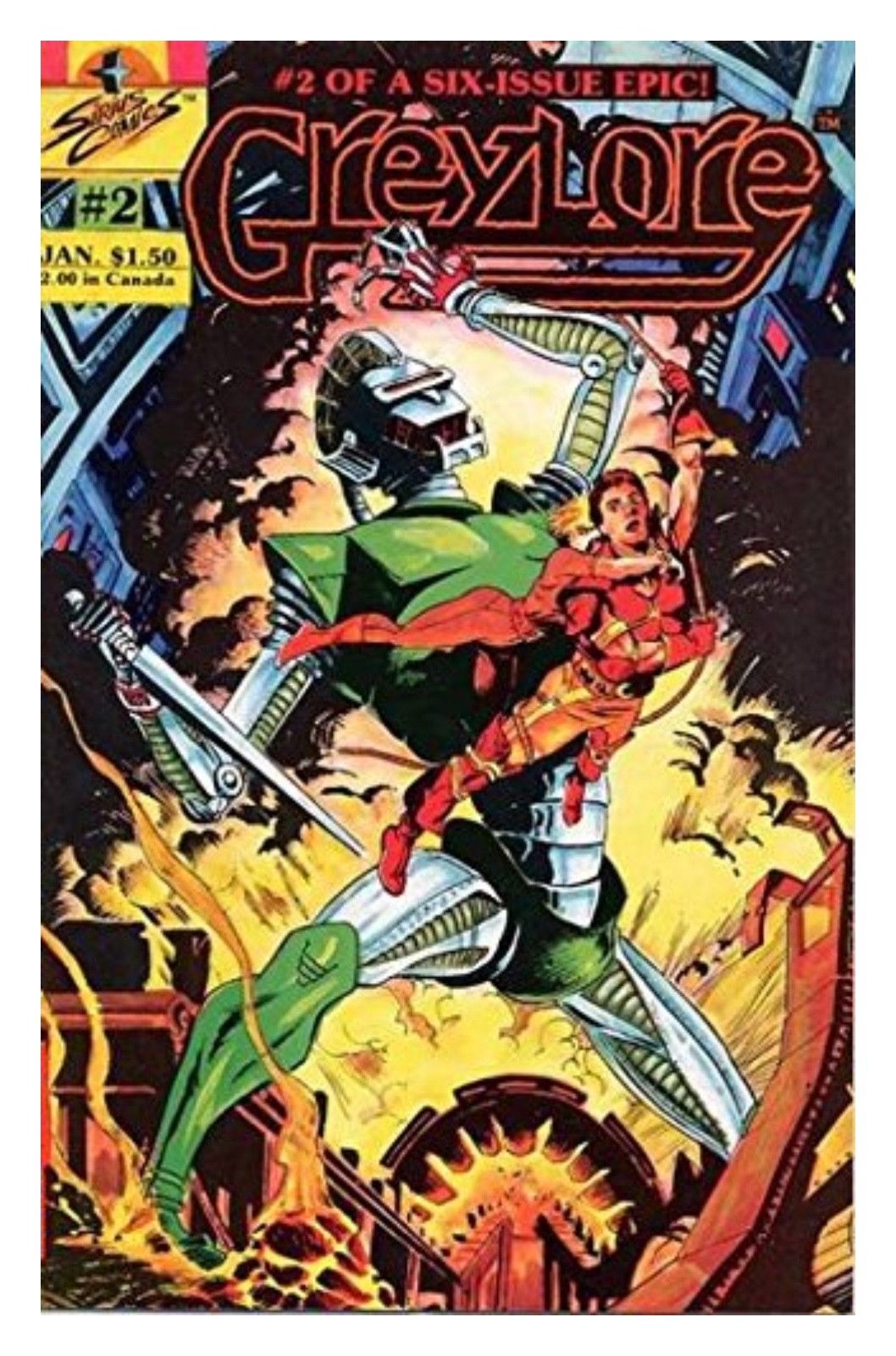 Greylore #2 Comic 1986 - Used